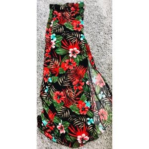 Tube top maxi dress